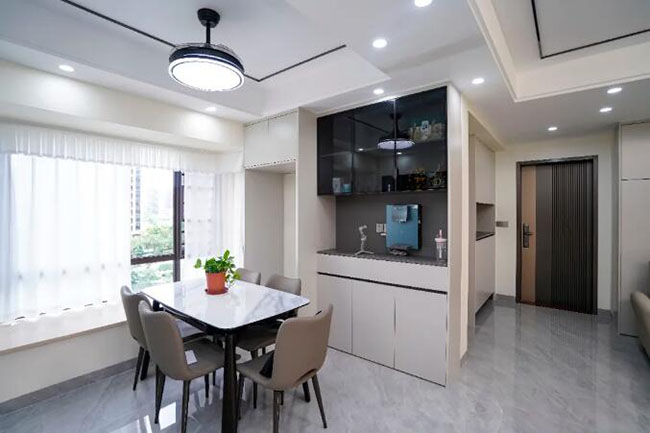 134㎡現(xiàn)代簡約四居室,拒絕過度裝修!有時候越簡單就越顯高級!